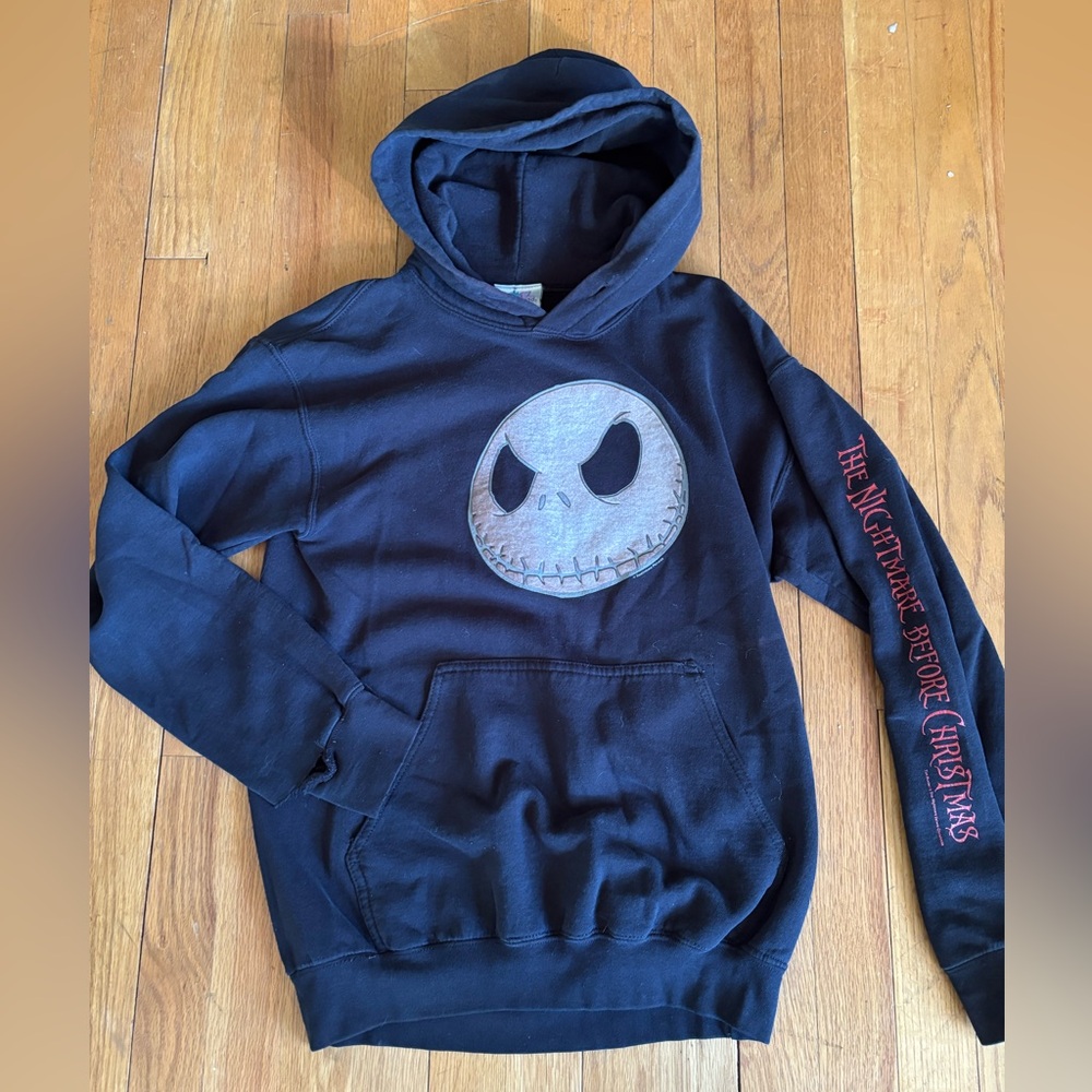 Nightmare Before Christmas Black Hoodie Sweater